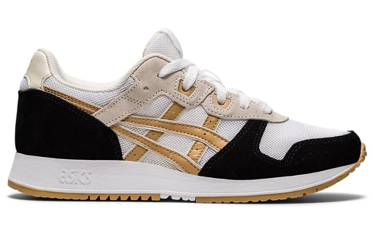 (W) ASICS Lyte Classic Running Shoes White/Black/Gold 圖 2