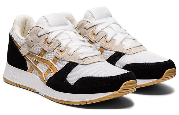 (W) ASICS Lyte Classic Running Shoes White/Black/Gold 圖 3
