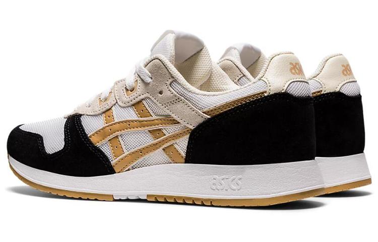 (W) ASICS Lyte Classic Running Shoes White/Black/Gold 圖 4