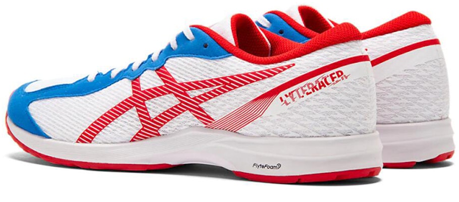 (W) ASICS Lyteracer 2 Merah/Biru 'Putih' Sneakers 1012A980-100 Lookbook (W) ASICS Lyteracer 2 Merah/Biru 'Putih' Sneakers 1012A980-100