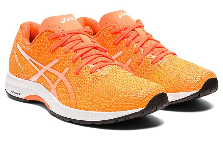 Lookbook Asics Lyteracer 4 輕便耐磨跑鞋 女款 橙白
