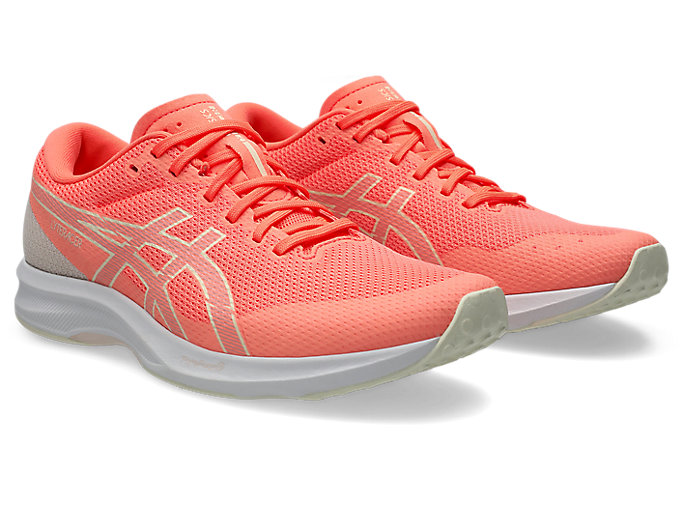 Lookbook (W) ASICS Lyteracer 6 Zapatillas de Running Coral Solar/Marfil. 1012B764-702