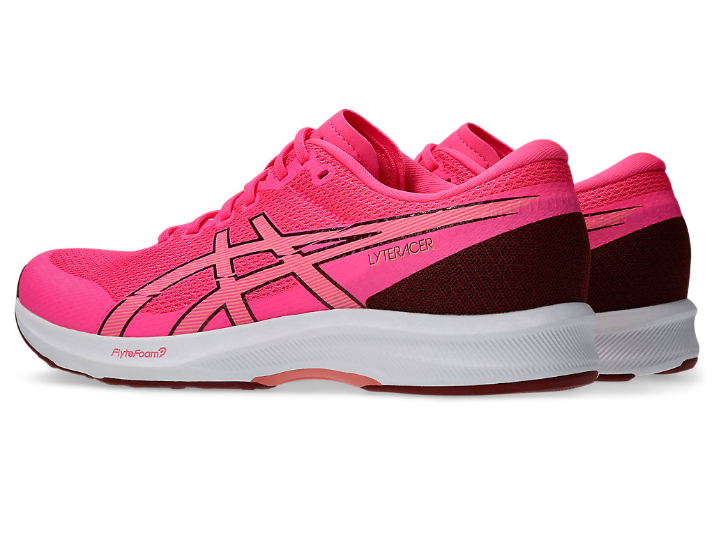 Lookbook (Women) ASICS Lyteracer 6 Running Shoes Hot Pink/Beet Juice 1012B764-701