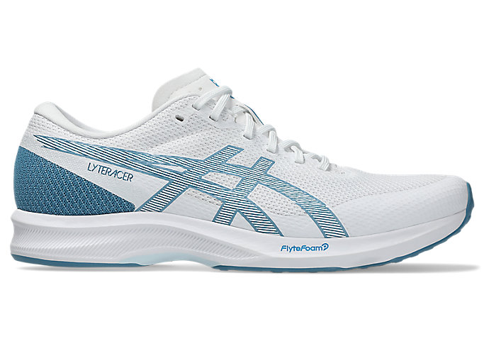 (Women) ASICS Lyteracer 6 Running Shoes White/Saba Blue 1012B764-102