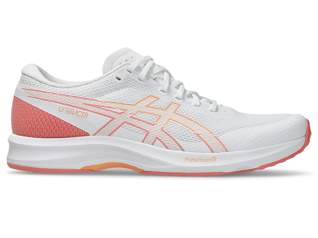 (Women) ASICS Lyteracer 6 Running Shoes White/Summer Dune 1012B764-101