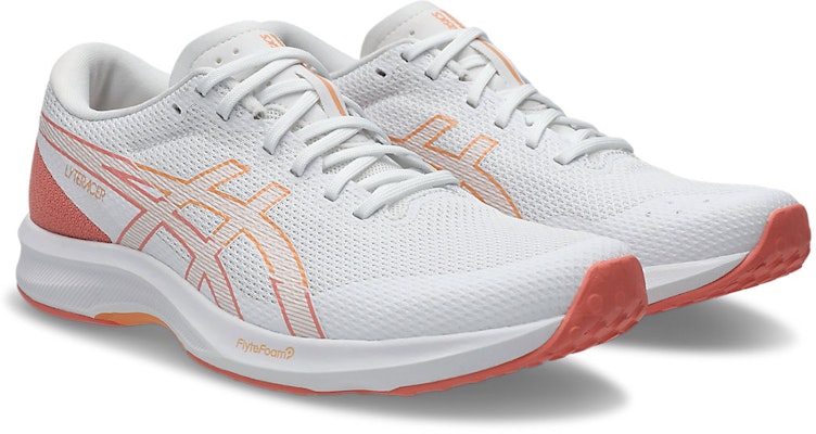 (Women) ASICS Lyteracer 6 Running Shoes White/Summer Dune 1012B764-101 Order (Women) ASICS Lyteracer 6 Running Shoes White/Summer Dune 1012B764-101