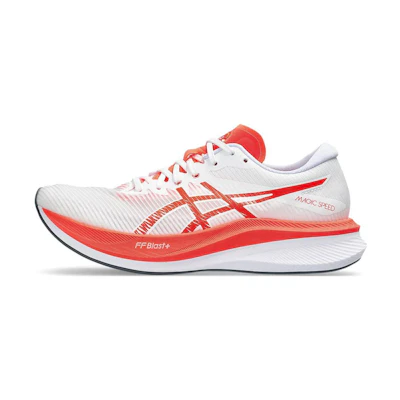 (W) ASICS Magic Speed 3 'White Sunrise Red'