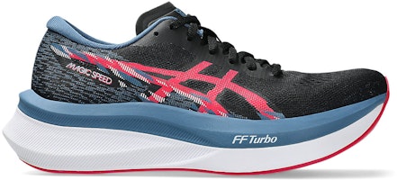 (Women) ASICS Magic Speed 4 Running Shoes Black/Winter Sea 1012B676-001 (Women) ASICS Magic Speed 4 Running Shoes Black/Winter Sea 1012B676-001