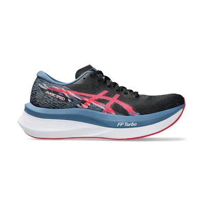 (W) ASICS Magic Speed 4 Running Shoes Black/Winter Sea