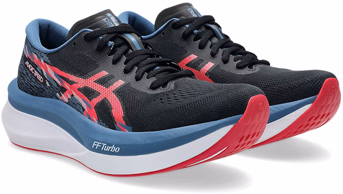 (Women) ASICS Magic Speed 4 Running Shoes Black/Winter Sea 1012B676-001 Order (Women) ASICS Magic Speed 4 Running Shoes Black/Winter Sea 1012B676-001