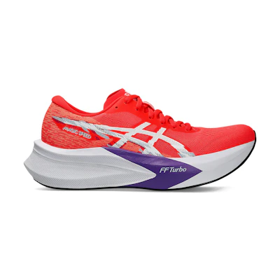 (W) ASICS Magic Speed 4 Running Shoes Flash Red/White