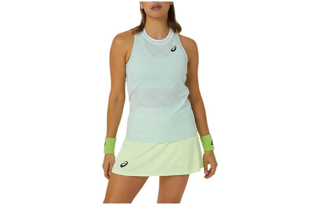 (Women) ASICS Match Actibreeze Logo Tank Top Women’s Sleeveless Light Blue. 2042A291-409