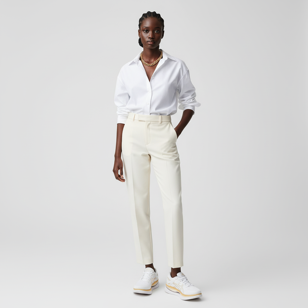 Lookbook (W) 아식스 메타라이드 화이트/옐로우 1012A130-100