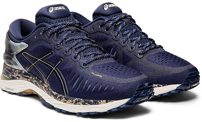 (W) ASICS Metarun 'Peacoat Frosted Almond' Lelaki Wanita Kasut Sukan 1012A513-400 Lookbook (W) ASICS Metarun 'Peacoat Frosted Almond' Lelaki Wanita Kasut Sukan 1012A513-400