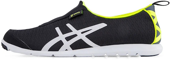 (Women) ASICS MetroLyte Slip-On 'Black Green' Q555N-9001 (Women) ASICS MetroLyte Slip-On 'Black Green' Q555N-9001