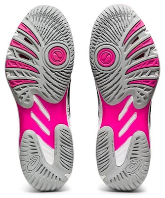 Asics Netburner 耐磨防滑 低筒 復古籃球鞋 女款 黑灰 Details for Asics Netburner 耐磨防滑 低筒 復古籃球鞋 女款 黑灰
