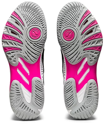 Asics Netburner 耐磨防滑 低筒 復古籃球鞋 女款 黑粉色 Details for Asics Netburner 耐磨防滑 低筒 復古籃球鞋 女款 黑粉色