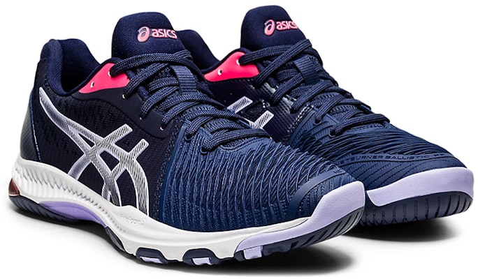 Asics Netburner 耐磨防滑 低筒 復古籃球鞋 女款 藍黑色 Lookbook Asics Netburner 耐磨防滑 低筒 復古籃球鞋 女款 藍黑色