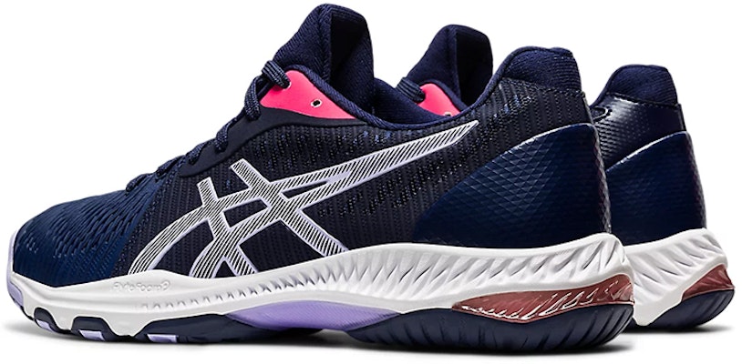 Asics Netburner 耐磨防滑 低筒 復古籃球鞋 女款 藍黑色 Shop Asics Netburner 耐磨防滑 低筒 復古籃球鞋 女款 藍黑色