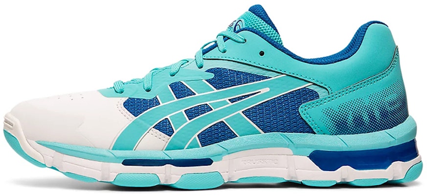 (Women) ASICS Netburner Academy 8 'Blue White' 1072A017-430 Buy (Women) ASICS Netburner Academy 8 'Blue White' 1072A017-430