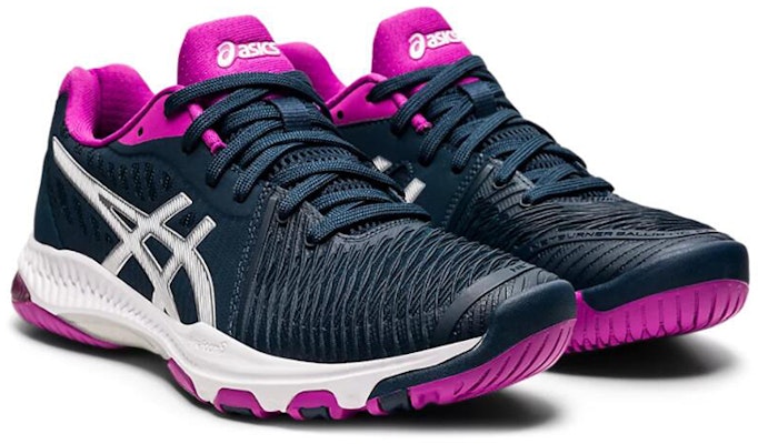 Asics Netburner Ballistic FF 2 女款 藍白 復古籃球鞋 Lookbook Asics Netburner Ballistic FF 2 女款 藍白 復古籃球鞋