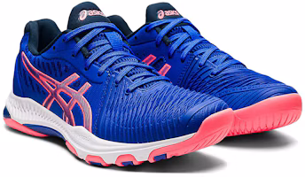Lookbook Asics Netburner Ballistic FF 2 減震防滑運動訓練鞋 女款 深藍粉