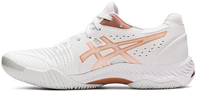 Asics Netburner Ballistic FF 2 低筒耐磨訓練鞋 女款 白色玫瑰金 Buy Asics Netburner Ballistic FF 2 低筒耐磨訓練鞋 女款 白色玫瑰金