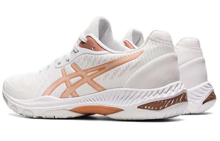 Shop (Women) ASICS Netburner Ballistic FF 2 'White Rose Gold' 1052A055-102