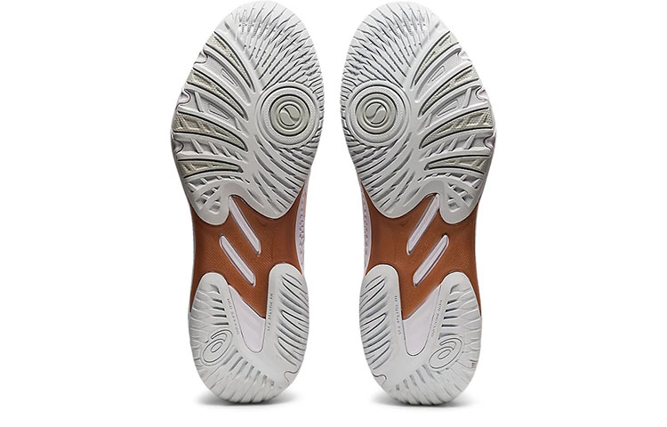 Details for (Women) ASICS Netburner Ballistic FF 2 'White Rose Gold' 1052A055-102