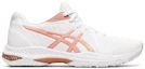 Order (W) ASICS Netburner Ballistic FF 2 Chaussures Running Blanc/Doré 1052A033-102