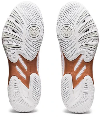 (W) ASICS Netburner Ballistic FF 2 Chaussures Running Blanc/Doré 1052A033-102 Details for (W) ASICS Netburner Ballistic FF 2 Chaussures Running Blanc/Doré 1052A033-102
