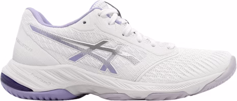 (Women) ASICS Netburner Ballistic FF 3 'White Digital Violet' 1052A069-104 (Women) ASICS Netburner Ballistic FF 3 'White Digital Violet' 1052A069-104