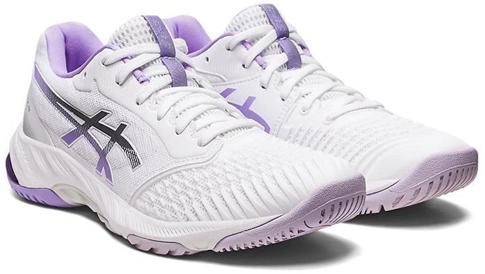 (Women) ASICS Netburner Ballistic FF 3 'White Digital Violet' 1052A069-104 Shop (Women) ASICS Netburner Ballistic FF 3 'White Digital Violet' 1052A069-104