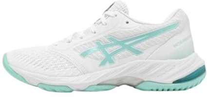 (Women) ASICS Netburner Ballistic FF 3 'White Illuminate Mint' 1052A069-106 (Women) ASICS Netburner Ballistic FF 3 'White Illuminate Mint' 1052A069-106