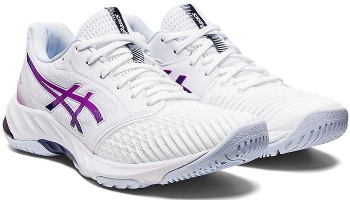 (Women) ASICS Netburner Ballistic FF 3 'White Orchid' 1052A069-101 Lookbook (Women) ASICS Netburner Ballistic FF 3 'White Orchid' 1052A069-101