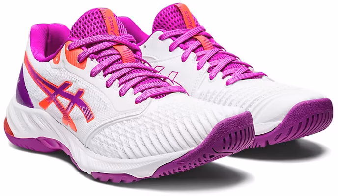 (Women) ASICS Netburner Ballistic FF 3 'White Purple' 1052A069-102 Lookbook (Women) ASICS Netburner Ballistic FF 3 'White Purple' 1052A069-102