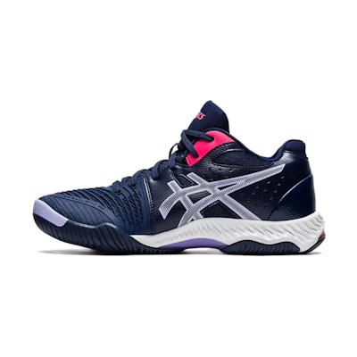 (W) ASICS Netburner Ballistic FF MT 2 Running Shoes Blue/White