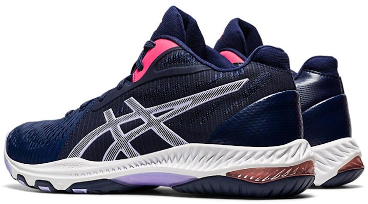 Asics Netburner Ballistic FF MT 2 女款 藍白 復古籃球高筒鞋 Shop Asics Netburner Ballistic FF MT 2 女款 藍白 復古籃球高筒鞋
