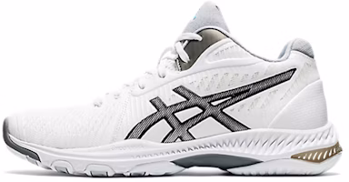 (Women) ASICS Netburner Ballistic FF Mt 2 'White' 1052A034-100 (Women) ASICS Netburner Ballistic FF Mt 2 'White' 1052A034-100