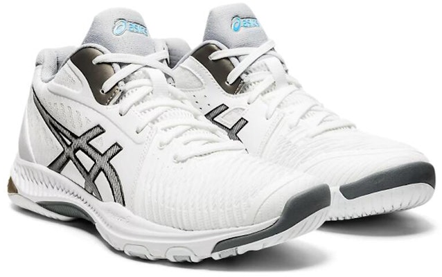 (Women) ASICS Netburner Ballistic FF MT 2 'White Grey' 1052A062-100 Lookbook (Women) ASICS Netburner Ballistic FF MT 2 'White Grey' 1052A062-100