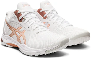 Lookbook Asics Netburner Ballistic FF MT 2 舒適耐磨無鞋板排球鞋 女款 白玫瑰粉