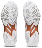 (W) ASICS Netburner Ballistic FF MT 2 'Blanco Oro Rosa'. 1052A034-102 Details for (W) ASICS Netburner Ballistic FF MT 2 'Blanco Oro Rosa'. 1052A034-102