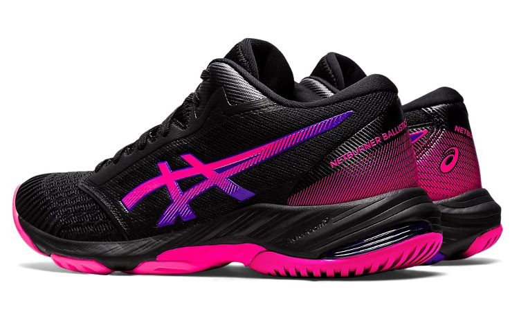 Lookbook (Women) ASICS Netburner Ballistic FF MT 3 'Black Purple' 1052A070-002