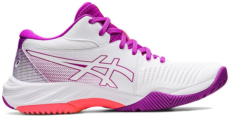 (Women) ASICS Netburner Ballistic FF MT 3 'White Purple' 1052A070-102 Order (Women) ASICS Netburner Ballistic FF MT 3 'White Purple' 1052A070-102