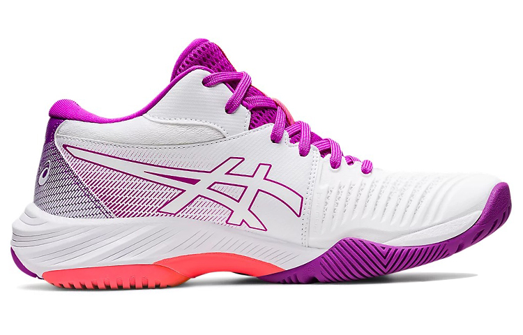 Order (Women) ASICS Netburner Ballistic FF MT 3 'White Purple' 1052A070-102