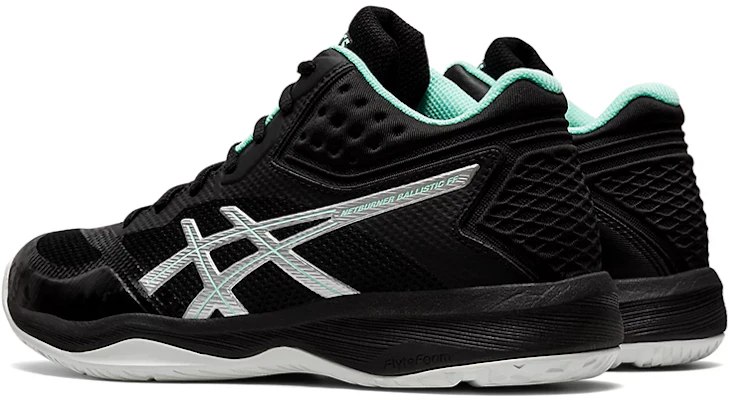 (W) ASICS Netburner Ballistic FF MT ''Basket-ball rétro noir mi-haut antidérapant durable'' 1052A001-002 Shop (W) ASICS Netburner Ballistic FF MT ''Basket-ball rétro noir mi-haut antidérapant durable'' 1052A001-002