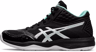 (Women) ASICS Netburner Ballistic FF MT 'Non-Slip Durable Mid-Top Retro Basketball Black' 1052A001-002 (Women) ASICS Netburner Ballistic FF MT 'Non-Slip Durable Mid-Top Retro Basketball Black' 1052A001-002