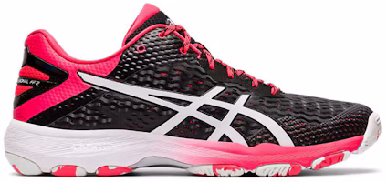 Order (Women) ASICS Netburner Professional FF2 Running Shoes Black/Pink 1072A036-002