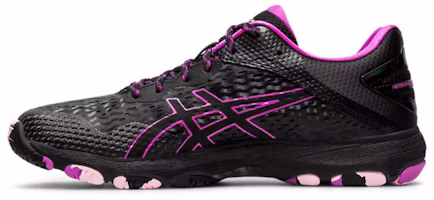 (Women) ASICS Netburner Professional FF 2 Running Shoes Black/Purple 1072A036-001 (Women) ASICS Netburner Professional FF 2 Running Shoes Black/Purple 1072A036-001