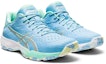 Lookbook (W) ASICS Netburner Professional FF 2 Kasut Lari Biru/Perak 1072A036-401
